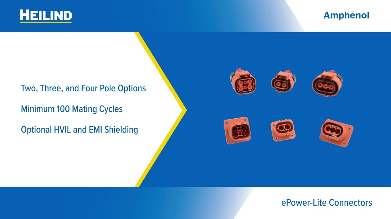 Amphenol Industrial ePower Lite Connector Series