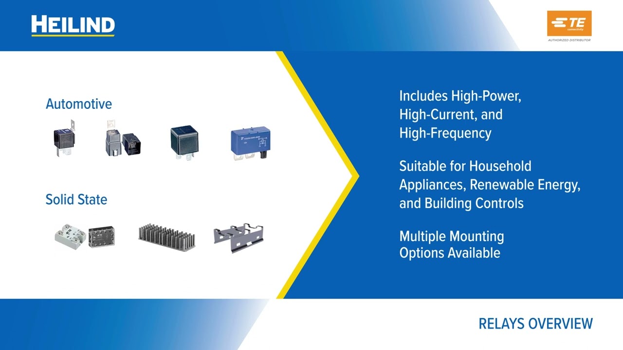 TE Connectivity Relays Overview | Heilind Electronics