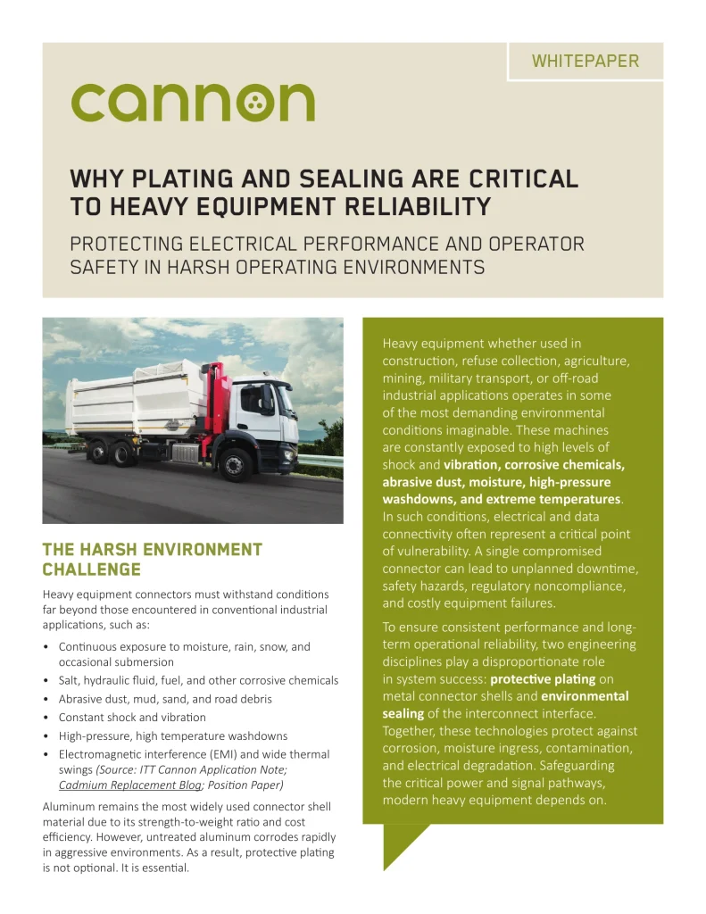 Why Plating And Sealing Are Critical To Heavy Equipment Reliability Whitepaper Cover