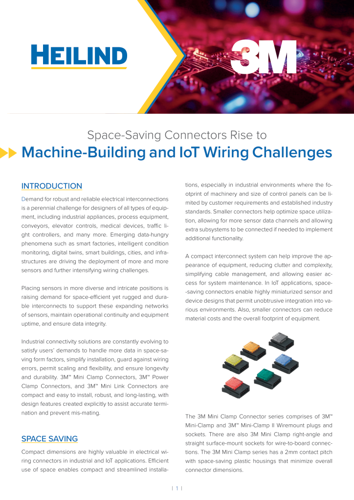 Machine-Building and IoT Wriring Challanges Whitepaper Cover