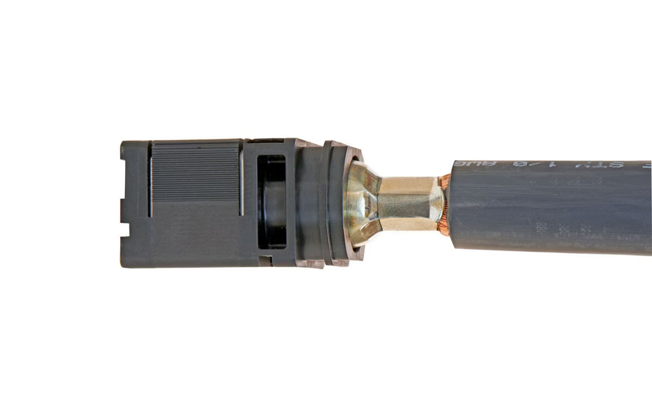 Wire-to-board electrical connectors with pin terminals for electronic devices